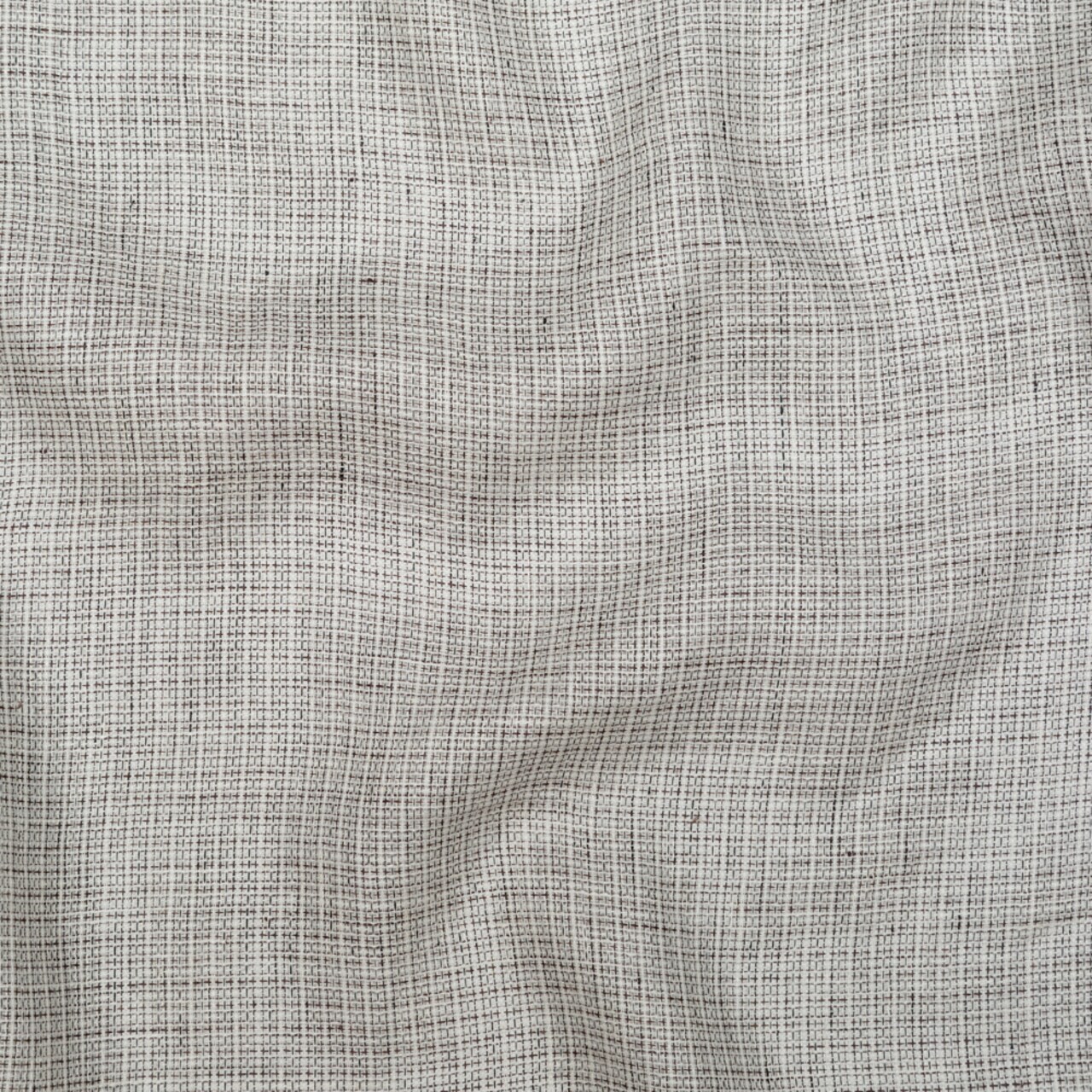 1 Yard White and Black Tweed Linen Scrim Fabric for Dresses Skirts Shawls and Scarves